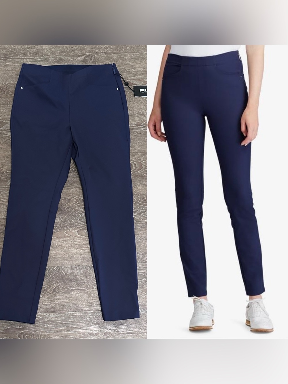 RLX RALPH LAUREN
Stretch Athletic Size 6 30" Women's Golf Pants blue NWT